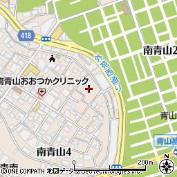東京都港区南青山4丁目6周辺の地図