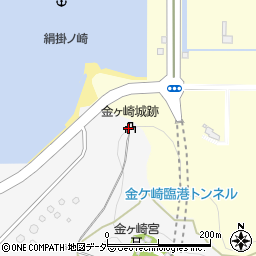 金ケ崎城跡周辺の地図