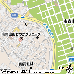 東京都港区南青山4丁目6-12周辺の地図