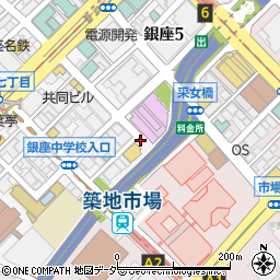 トラストパーク野村不動産銀座ビル駐車場周辺の地図