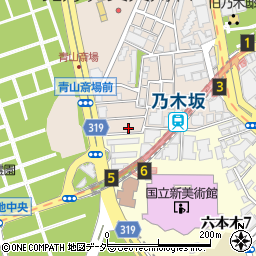 Ｋ＆Ｈ南青山周辺の地図