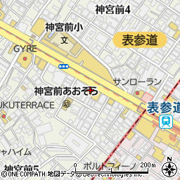穏田今泉ビル周辺の地図