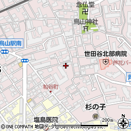 東京都世田谷区南烏山5丁目1-24周辺の地図