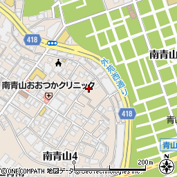 東京都港区南青山4丁目6-14周辺の地図