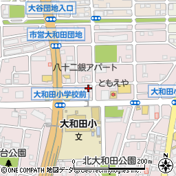 モイスチャーガーデン大和田町周辺の地図
