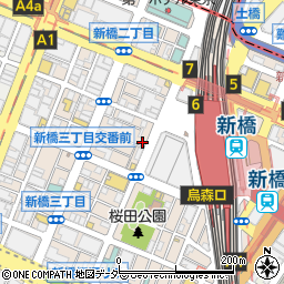 カラオケの鉄人 新橋SL広場前店周辺の地図