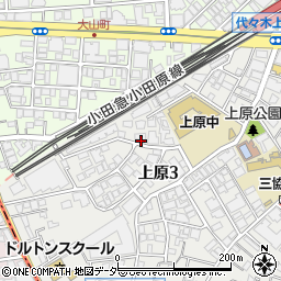 パークジャパン渋谷上原第１駐車場周辺の地図