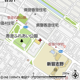 京葉銀行香澄 ＡＴＭ周辺の地図
