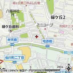 東京都調布市緑ケ丘2丁目25-7周辺の地図