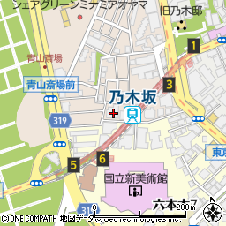 東京都港区南青山1丁目24-18周辺の地図