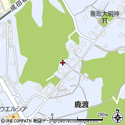 千葉県四街道市鹿渡498周辺の地図
