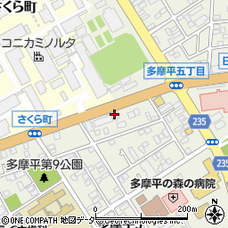 東京住宅株式会社　賃貸受付センター周辺の地図