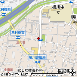 東京都八王子市横川町411周辺の地図