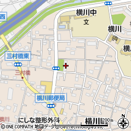 東京都八王子市横川町418周辺の地図