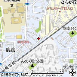 千葉県四街道市鹿渡797-11周辺の地図
