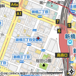 九州 熱中屋 新橋烏森 LIVE周辺の地図