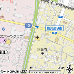 山梨トヨタ自動車本社周辺の地図