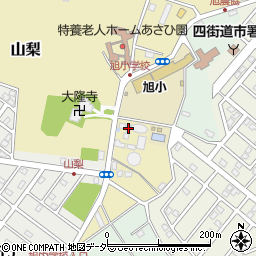 千葉県四街道市山梨1500-14周辺の地図