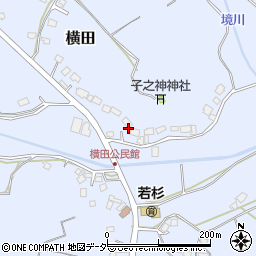 千葉県山武市横田363周辺の地図
