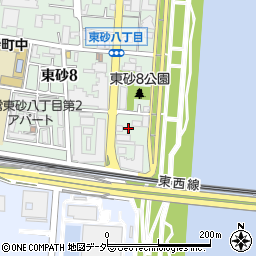 新日本ウェックス株式会社　江東営業所周辺の地図