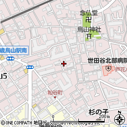 東京都世田谷区南烏山5丁目2-3周辺の地図