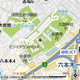 東京都港区六本木2丁目周辺の地図