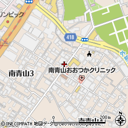 東京都港区南青山3丁目4-9周辺の地図