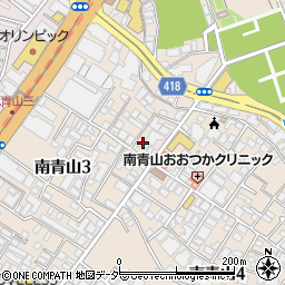 東京都港区南青山3丁目4-12周辺の地図