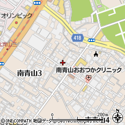 東京都港区南青山3丁目4-14周辺の地図