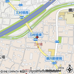 東京都八王子市横川町745周辺の地図