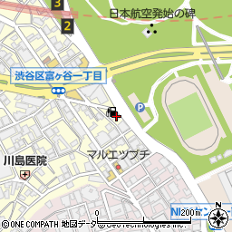 ＥＮＥＯＳ富ヶ谷ＳＳ周辺の地図