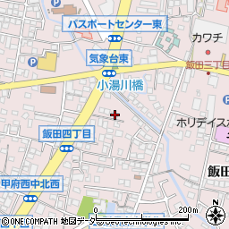 山梨県甲府市飯田4丁目2-37周辺の地図