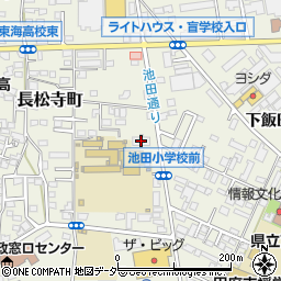 サーパス甲府池田通り周辺の地図