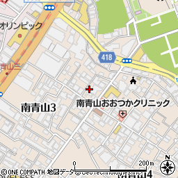 東京都港区南青山3丁目4-15周辺の地図