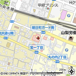 読売新聞甲府支局周辺の地図