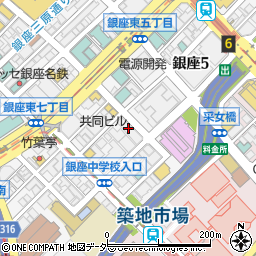 東京都中央区銀座7丁目16 3の地図 住所一覧検索 地図マピオン