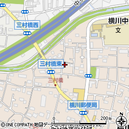 東京都八王子市横川町407周辺の地図