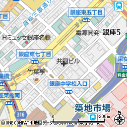 神戸牛炭火焼ステーキ 銀座 煌 Fun周辺の地図