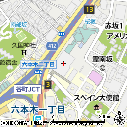 成城石井赤坂アークヒルズ店周辺の地図