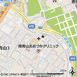 東京都港区南青山4丁目9-27周辺の地図