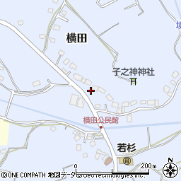 千葉県山武市横田370周辺の地図