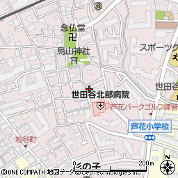 東京都世田谷区南烏山2丁目14周辺の地図