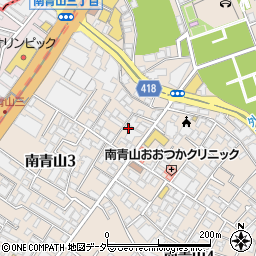 東京都港区南青山3丁目4-16周辺の地図
