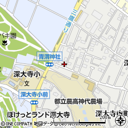 東京都調布市深大寺南町5丁目2-3周辺の地図