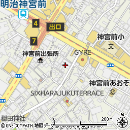 ＴＲＥＳＳ表参道周辺の地図