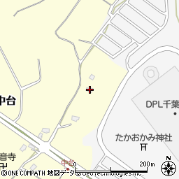 千葉県四街道市中台181周辺の地図