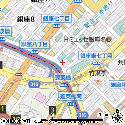 マツモトキヨシ銀座８丁目店周辺の地図