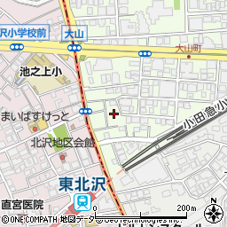 東京都渋谷区大山町14周辺の地図