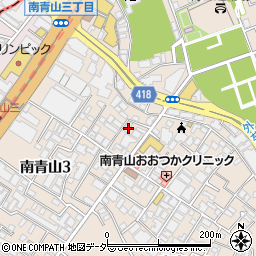 東京都港区南青山3丁目4-6周辺の地図