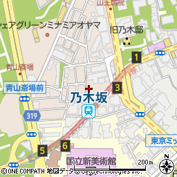 東京都港区南青山1丁目24周辺の地図